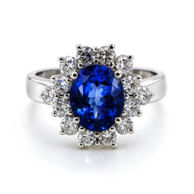 L2297RW/TA - 14K White Gold Fashion Ring