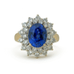 L1953/4RY/TA - 14K Yellow Gold Colored Stone Fashion Ring