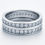 UB9246GW-SP - 14K White Gold Gents Ring
