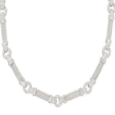 Y8CRN206GW - 14K White Gold Necklace