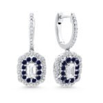KE604840ASBW - 14K White Gold Earrings