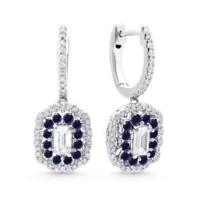 KE604840ASBW - 14K White Gold Earrings