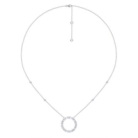 KN601994W1 - 14K White Gold Necklace