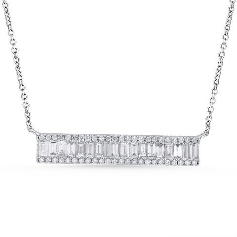 KP200412W - 14K White Gold Necklace