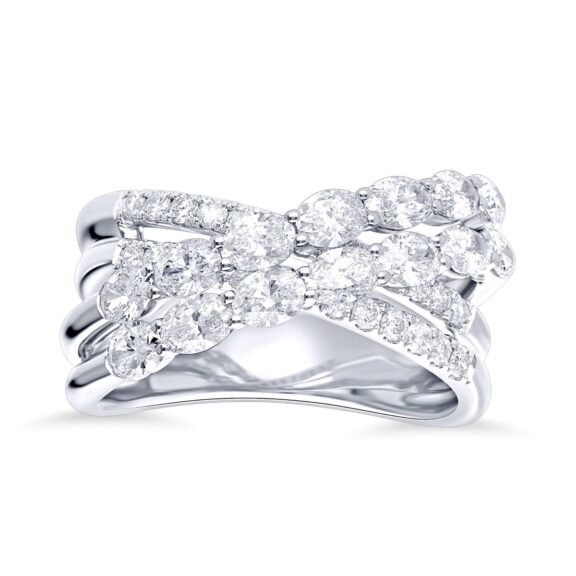 KR107662W - 14K White Gold Fashion Ring