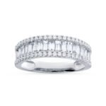 KR601222W. - 14K White Gold Wedding Band