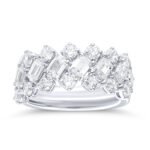 KR608888W - 14K White Gold Fashion Ring