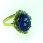 L2288/4RY/TA - 14K Yellow Gold Colored Stone Fashion Ring