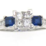 UB8139LSWSA77 - 14K White Gold Engagement Ring