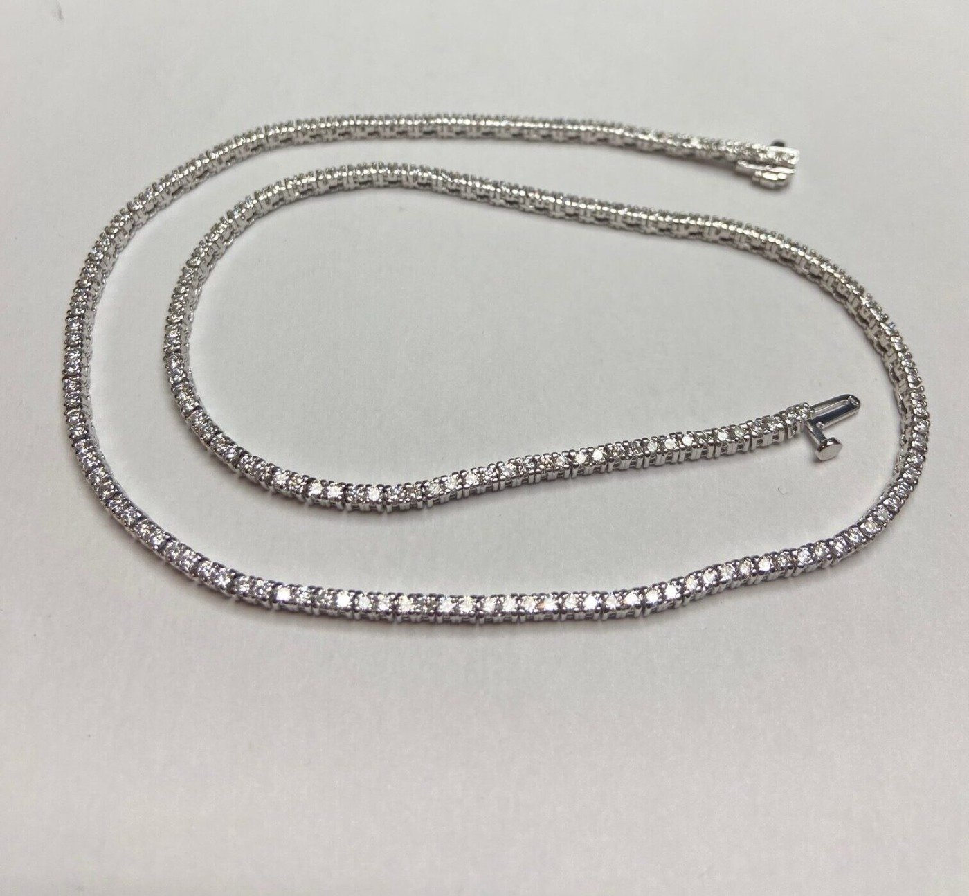 N155-06x55W-18 - 14K White Gold Necklace