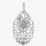 P739W - 14K White Gold Pendant