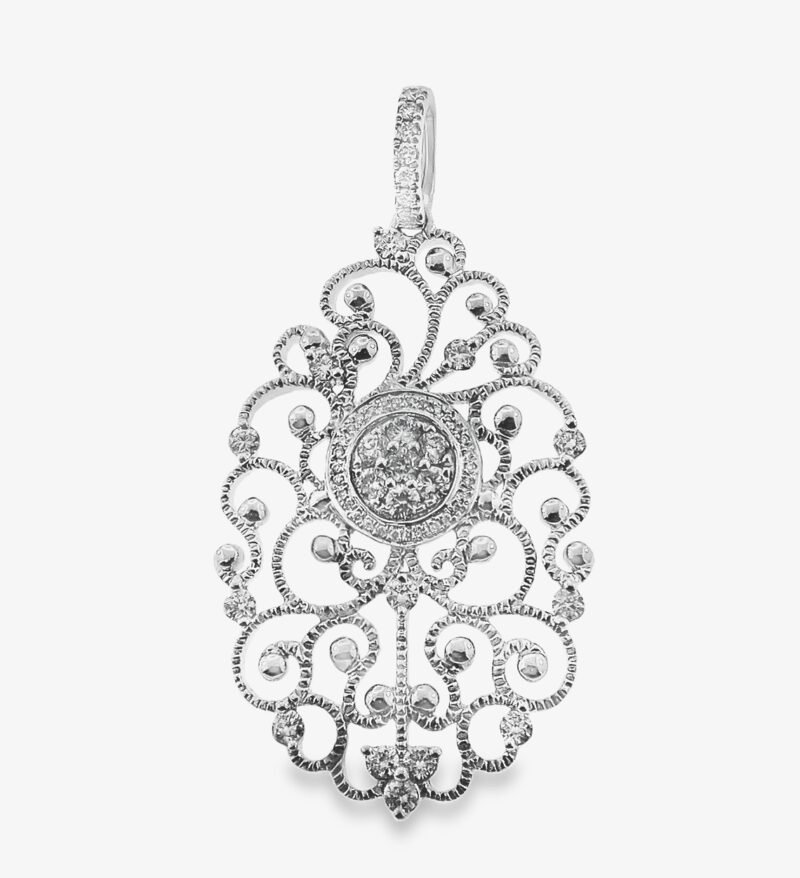 P739W - 14K White Gold Pendant