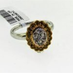 R3403W/YD - 14K White Gold Fashion Ring