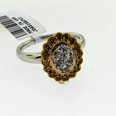 R3403W/YD - 14K White Gold Fashion Ring