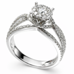 R36109LSW/BH - 14K White Gold Engagement Ring