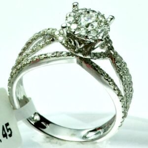 R36109LSW/BH - 14K White Gold Engagement Ring