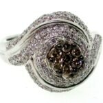R49040FW/BR - 14K White Gold Fashion Ring