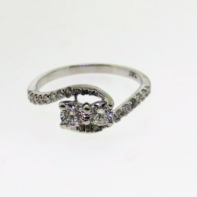 R87754W - 14K White Gold Fashion Ring