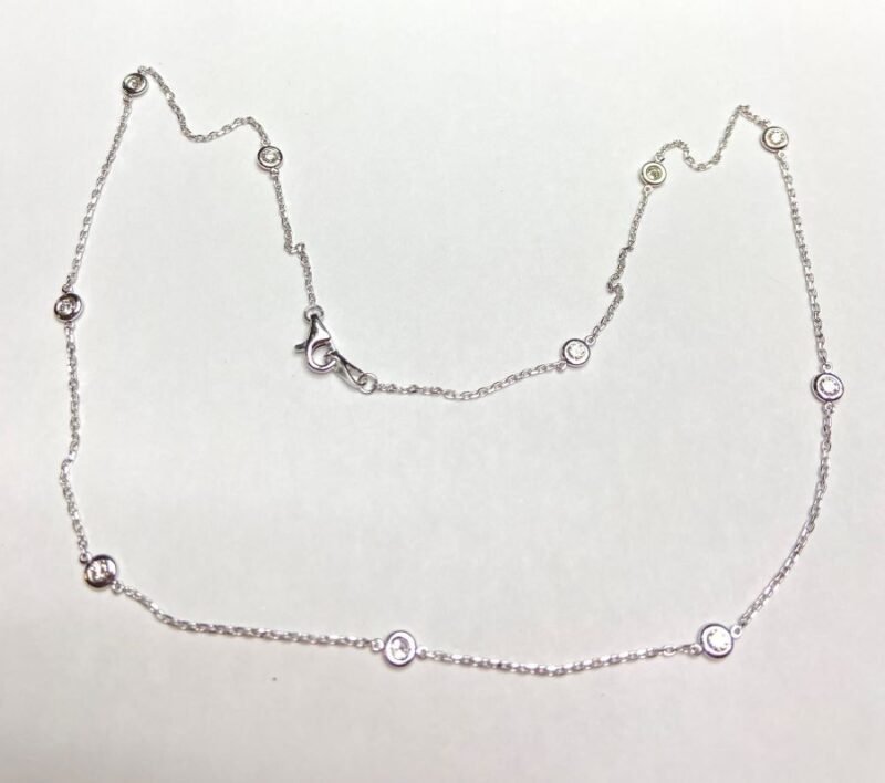 SJT02-2.7NW – 14K White Gold Necklace