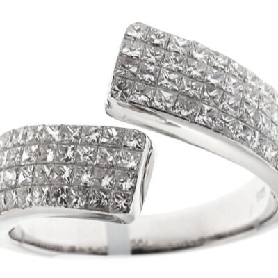 SLR07281 - 14K White Gold Fashion Ring