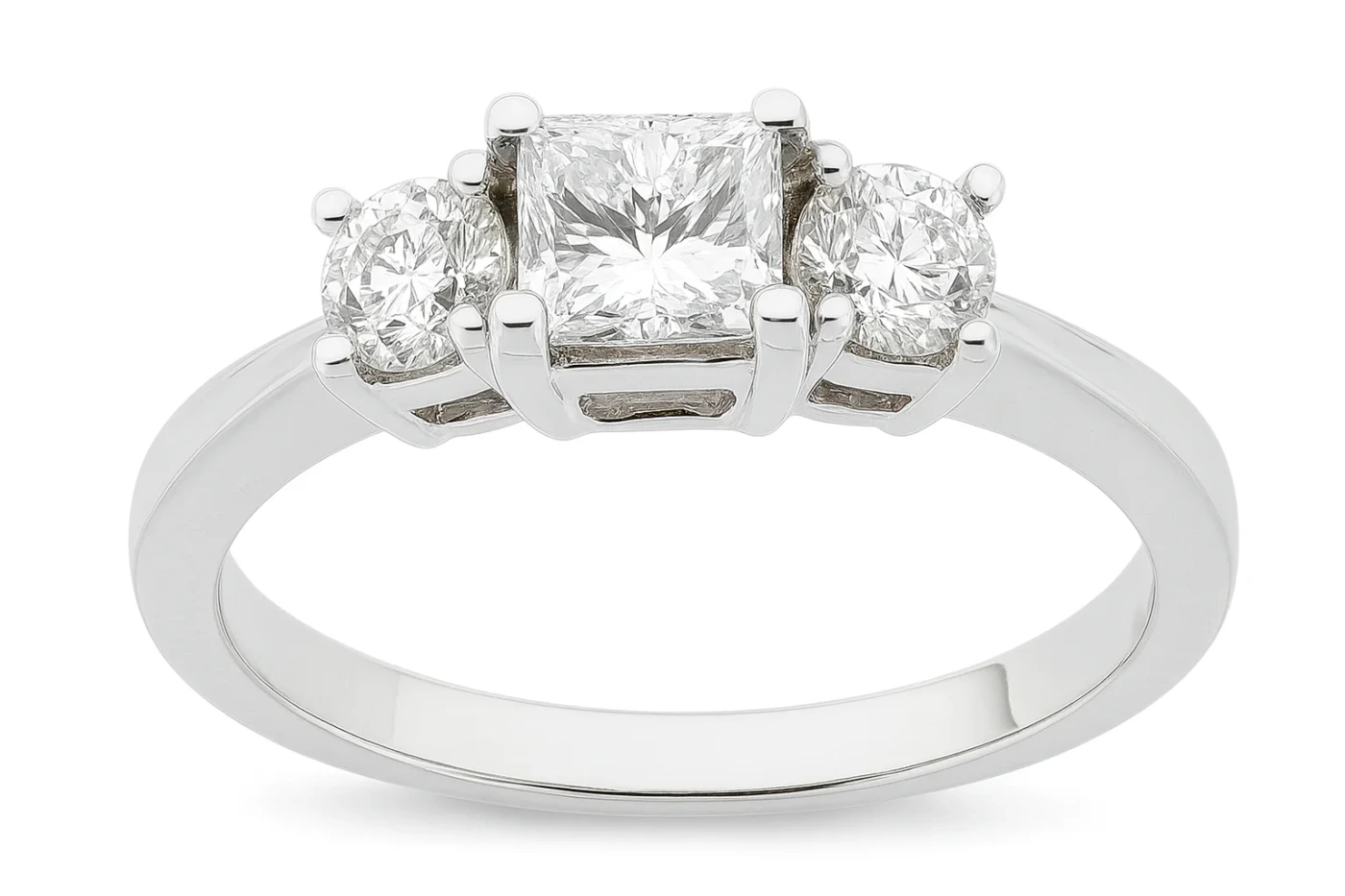 U920 - 14K White Gold Engagement Ring
