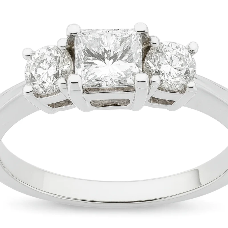 U920 - 14K White Gold Engagement Ring