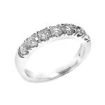 UB10593LTW - 14K White Gold Wedding Band