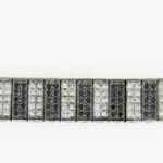 UB7542BRW/BL - 10K White Gold Bracelet