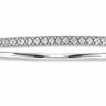UB7554BGW/S - 14K White Gold Bangle