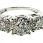 UB7687FRW - 14K White Gold Ring