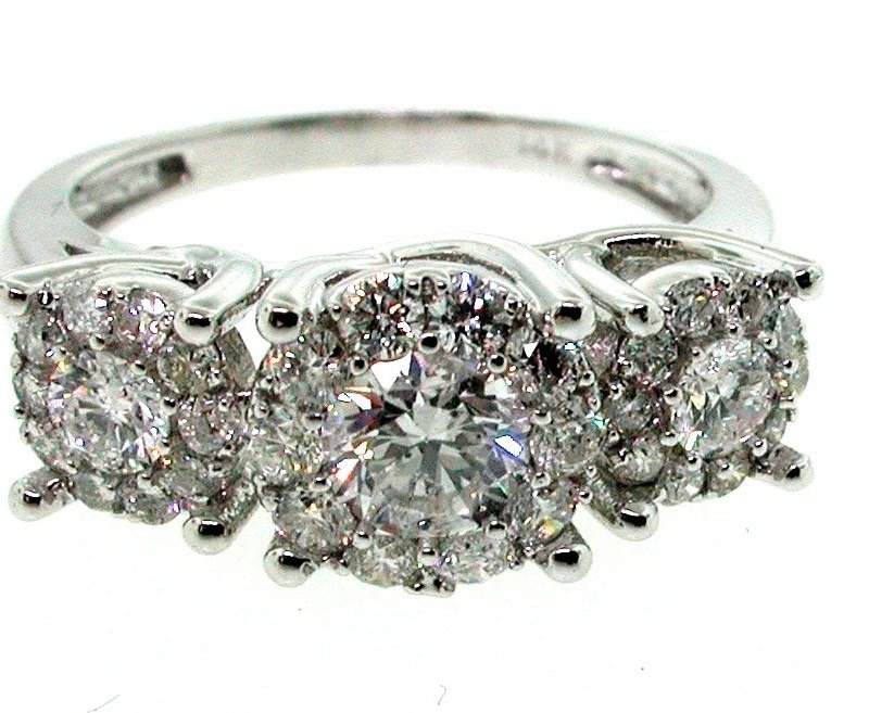 UB7687FRW-2 - 14K White Gold Fashion Ring