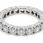 UB7723ETW/15  - 14K White Gold Anniversary Ring