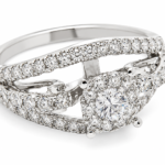 UB7911LSW/H  - 14K White Gold Engagement Ring