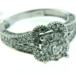UB7935LSW/BH - 14K White Gold Engagement Ring
