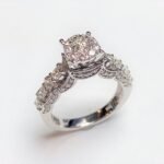 UB8106LSWBH - 14K White Gold Engagement Ring