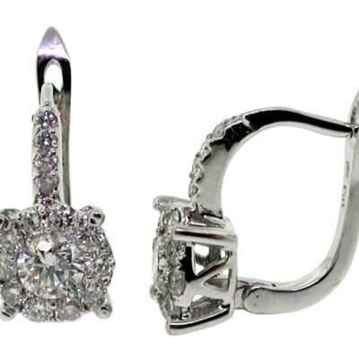 UB8322-2EW1 - 14K White Gold Earrings