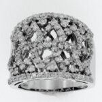 UB8399FW - 14K White Gold Anniversary Ring