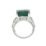 UB8606FW/EM - 14K White Gold Fashion Ring