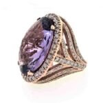 UB8682FP/AM - 18K Rose Gold Fashion Ring