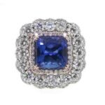 UB8716FW/TA1 - 18K White Gold Fashion Ring