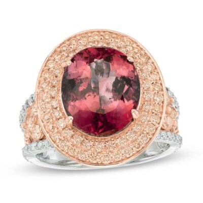 UB8767WP/TU - 14K Two Tones Gold Fashion Ring