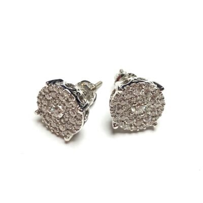 UB8772EW. - 14K White Gold Earrings