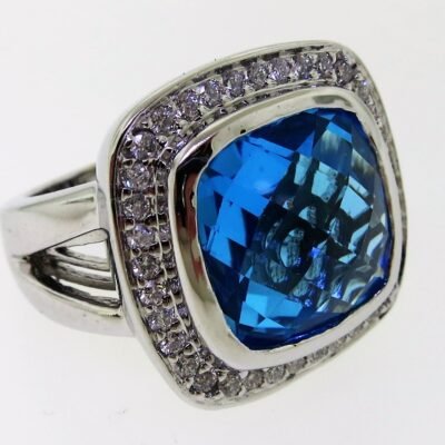 UB8837FW/BT - 14K White Gold Fashion Ring