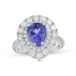 UB8983FWTA - 14K White Gold Tanzanite Fashion Ring