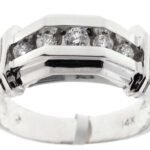 UB9736GYW53 - 14K Two Tones Gold Gents Ring