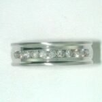 UBV0214GW - 14K White Gold Gents Ring