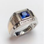 UBV1651GCSA10WY - 10K Two Tones  Gold Gents Ring