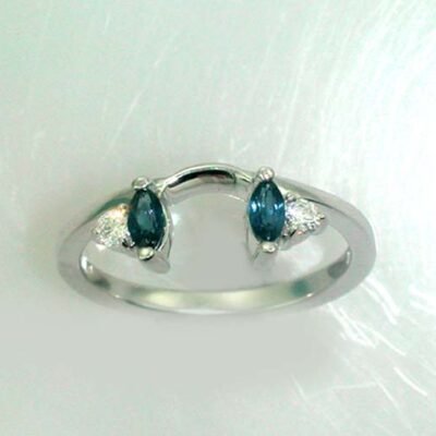 UBV2983WRW53 - 14K White Gold Fashion Ring