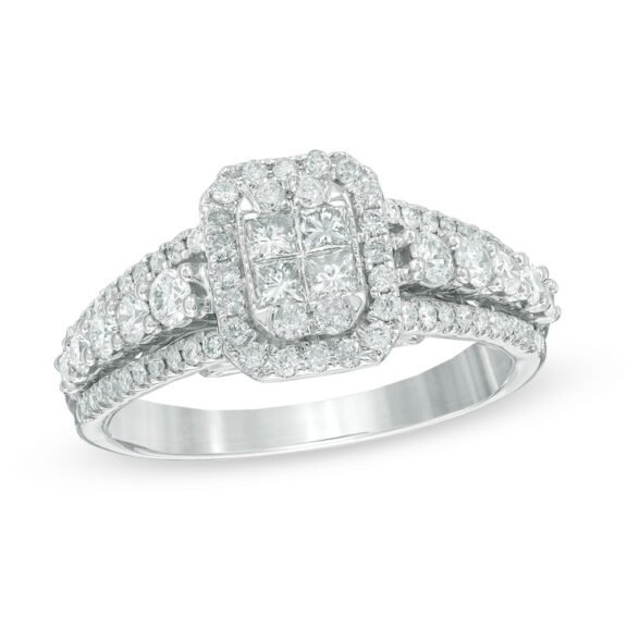 UBV5590FW - 14K White Gold Fashion Ring