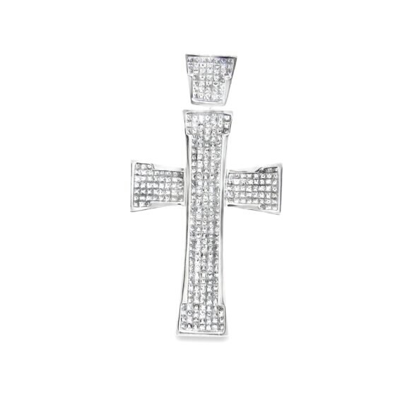 UCL230W - 14K White Gold Cross Pendant